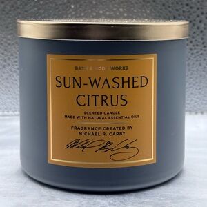 Bath & Body Works Sun-Washed Citrus 3 Wick Candle